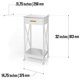 Prosumer's Choice Modern Side Table and Nightstand w/Single Drawer ...