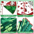 thumbnail image 3 of 36 Inch Valentine''s Day Tree Skirt Reversible St. Patrick''s Day Tree Skirt Love Heart Gnome Clover Double Sided Print Mat Christmas Tree Skirt for Holiday Party Decoration, 3 of 6