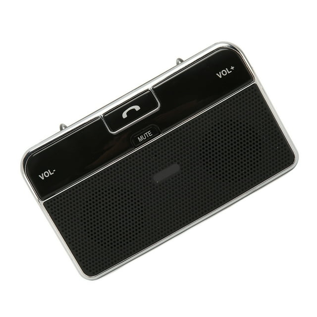 Car Speaker, Handsfree Speakerphone MP3 Player Multifunctional 1 for 2 ABS for Vehicle