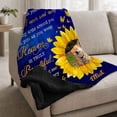 thumbnail image 3 of Customizaholic A Hug From Heaven Personalized Memorial Blanket, Sympathy Gift with Photo, In Loving Memory Remembrance Throw, 3 of 8