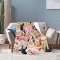thumbnail image 6 of Blanket Trisha paytas Soft and Comfortable Wool Fleece Throw Blankets for Sofa Office car Camping Yoga Travel Home Decoration Cozy Plush Beach Blanket Gift 60"x50", 6 of 9