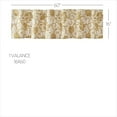 thumbnail image 3 of VHC Brands Dorset Navy Floral Light Filtering Kitchen Valances Curtain, 16 x 16 in, 3 of 11