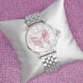 thumbnail image 6 of Luv Betsey Women's Sunray Dial Glitter Color with Silver Case and Alloy Strap Women's Watch, 6 of 8