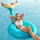 thumbnail image 1 of Piscina hinchable Jasonwell con forma de cola de sirena gigante, color verde, 1 of 8