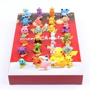 Angle View: P-okemon Christmas Advent Calendar Action Figure Toys for Kids