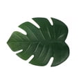 thumbnail image 1 of Injueey Hoja de mantel con forma de hoja, alfombrilla aislante de EVA, alfombrilla de Palma Tropical de simulación, accesorios de de Mostrada verde oscuro, 1 of 6