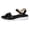 A-Black455, variant on Womens Wedge Sandals Casual Ankle Buckle Croc Print Strap Wedge Sandals Ladies Summer Walking Everyday Casual Wear Wedge Sandals