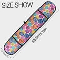 thumbnail image 3 of Dailycode Double Sided Oven Mitt with Loop Heat Resistant Kitchen Long Potholders 7" x 35" Circle Graffiti, 3 of 6