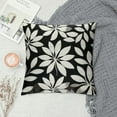 thumbnail image 2 of COMIO  Artistic Geometric Decorative TThrow Pillow Covers Pillow Cases,Soft Throw Pillow Cushion Cover for Sofa Bed and Couch for Girls Adults Children Black and White, 2 of 5