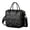Black-266, variant on Space Odyssey Insulated Lunch Tote – Leakproof Dual Compartment Cooler Bag with Galaxy and Starry Night Designs for Travel and Work