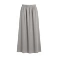 thumbnail image 6 of XIAOCHA Wrap-Front Pocketed Skirt for women Minimalist Office Versatile A-Line Maxi Skirt, 6 of 6