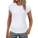 thumbnail image 2 of Ropa de trabajo,Blusa de lentejuelas para mujer, manga corta, cuello en V, camisa de poliéster, ropa informal de fiesta, sopatenor, 2 of 8