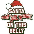 thumbnail image 2 of CafePress - Funny Christmas Santa Belly - 11 oz Ceramic Mug - Novelty Coffee Tea Cup, 2 of 4