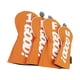 thumbnail image 5 of 4 fundas de madera para palos de golf, protectores para palos de golf para adultos y deportes al aire libre. Naranja, 5 of 9