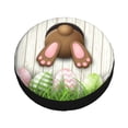 thumbnail image 3 of Easygdp Brown Bunny Automobile Tire Dust Cover, 14-17in Spare Tire Cover Universal Fit for Trailer, Car, Truck, SUV, Jeep - 17 inch, 3 of 9