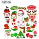 thumbnail image 3 of 32 Piezas de Accesorios para Fotos de Fiesta de Navidad, Kit de Accesorios para Fotomatón de Navidad, Decoración de Fiesta de Feliz Navidad, Gafas de Navidad, Suministros para Fotos de Fiesta de, 3 of 6