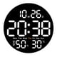 thumbnail image 2 of RKSTN Electronic clock Round Clock Multi-function Remote Control Clock Living Room Wall Clock Home Decoration Digital Electronic Clock Silent Clock Color Screen Clock, 2 of 9