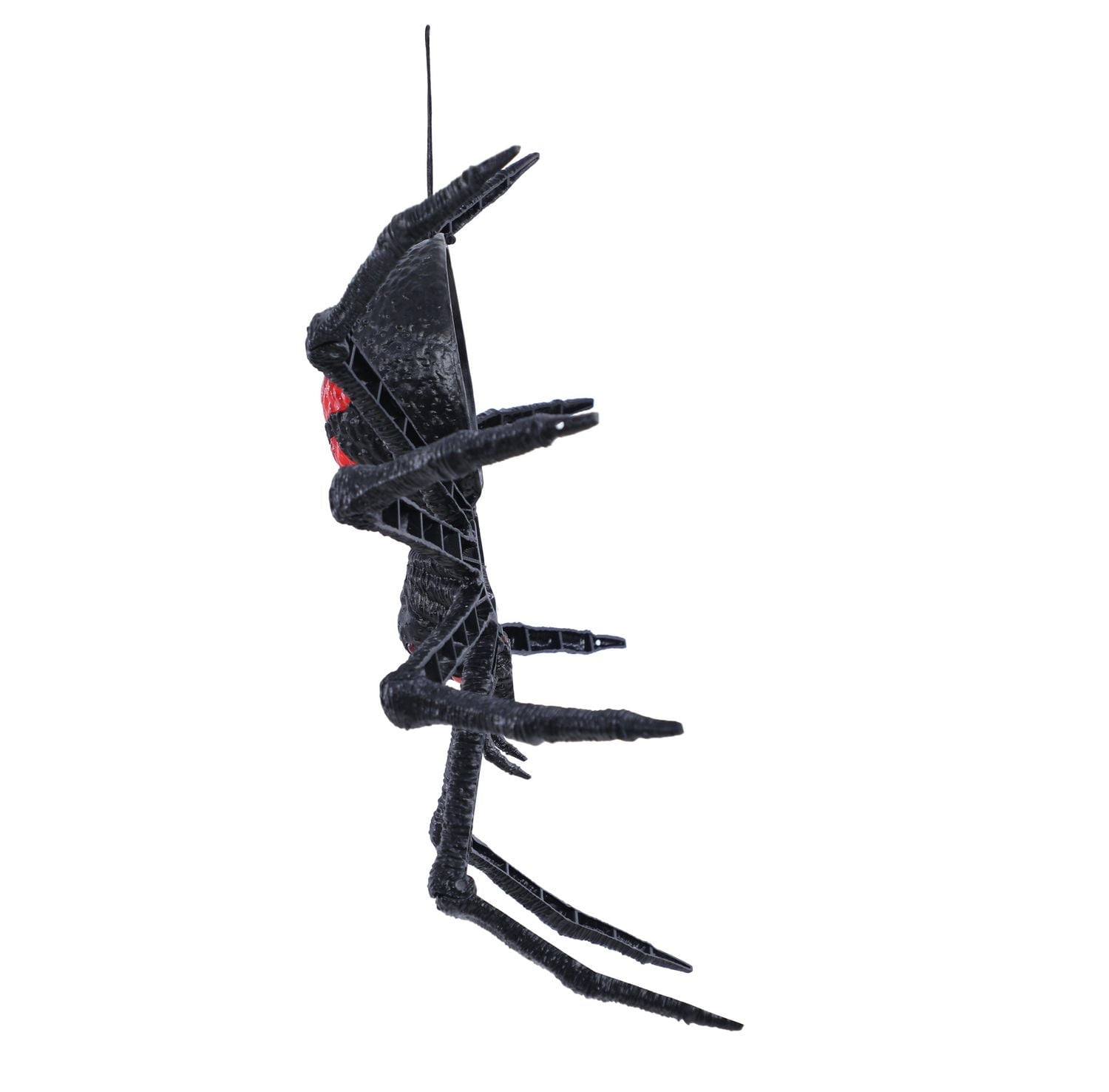 Façon de célébrer Halloween Décoration d'intérieur Araignée effrayante lumineuse à piles avec son