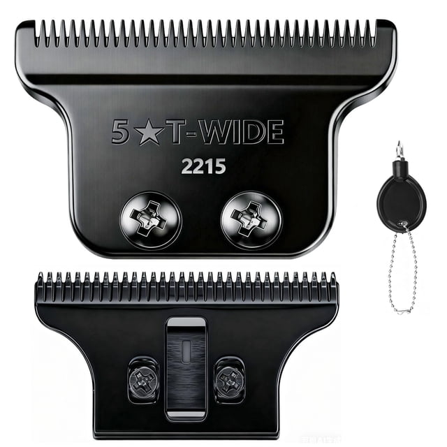 Cuchilla de repuesto Audoc 2215 ajustable sin espacio en T para modelos Wahl 5 Star Detailer Li Trim