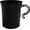 Black, variant on Disposable 8 oz. Plastic Swirled Cups with Handle for Coffee, Tea, Dessert, Fruit, Punch Drinks – Black, 20 Count – Party Supplies and Drinkware