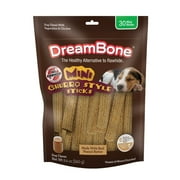 DreamBone Churro-Style Mini Sticks 30 Count, Made With Real Peanut Butter, Rawhide-Free Chews For Dogs