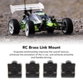 thumbnail image 4 of Reemplazo de montaje de enlace RC 4 piezas de montaje de enlace RC negro de latón para coches de control remoto 1/10 ANGGREK Otros, 4 of 8