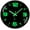 White, variant on QKURT Wall Clock 12inch, Battery Operated Silent Non-Ticking Glow in The Dark Clocks Analog Small Digital Night Light Up Neon Outdoor Clocks for Living Room Bedroom Kitchen Bathroom Home Decor