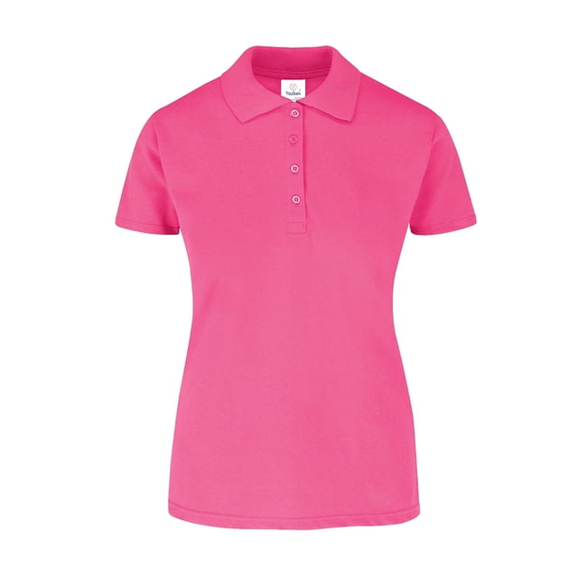 Playera Tipo Polo Piqué con Silueta para Dama · 50% Algodón 50% Poliéster
