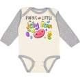 thumbnail image 3 of Inktastic Papa's Little Jellybean Cute Easter Candy Boys or Girls Long Sleeve Baby Bodysuit, 3 of 5