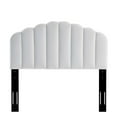 thumbnail image 3 of Modway Veronique King/California King Performance Velvet Headboard in White, 3 of 7