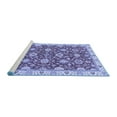 thumbnail image 2 of Ahgly Company Machine Washable Indoor Rectangle Oriental Blue Traditional Area Rugs, 5' x 7', 2 of 4