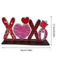 thumbnail image 2 of Adornos de madera para el Día de San Valentín, decoración de mesa de madera para fiestas de boda, artesanía de madera de amor para el Día de San Valentín, 2 of 5