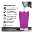 thumbnail image 2 of Vaso Térmico Portátil De Acero Inoxidable 20oz Con Calor/frí Rosa Fosfo, 2 of 4
