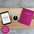 thumbnail image 7 of 2026-2028 Monthly Planner, 8.5x11": 24 Months (July. 2026 - June. 2028), Large Daily Blocks, Deep Pink, 7 of 7