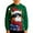 Green, variant on Boys Christmas Cat Pattern Crewneck Pullover, Winter Holiday Soft-Lined Thermal Hoodie for Casual Wear