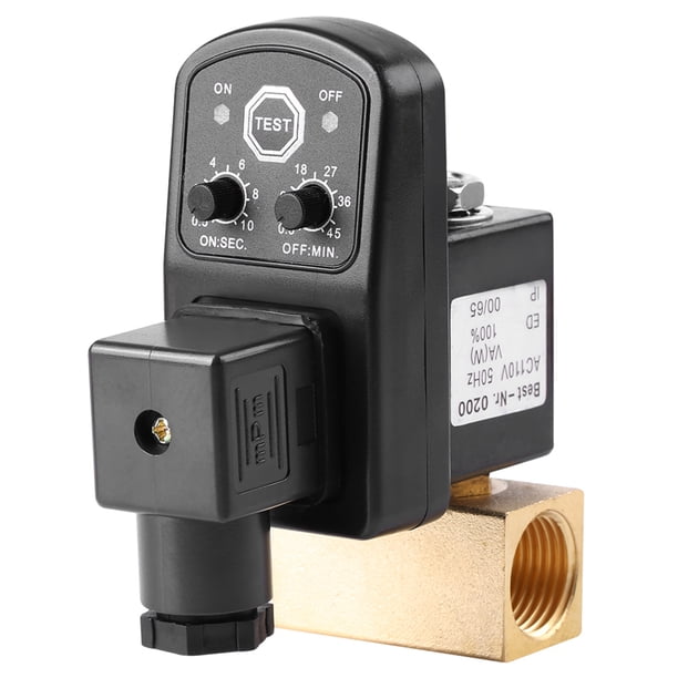 Válvula de drenaje automática NikouMX con temporizador electrónico G1/2 DN15