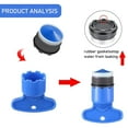 thumbnail image 4 of Adaptador de aireador de grifo de caché de repuesto, función potente, multiusos, herramienta de extracción de llave, resistente a la corrosión y al olor, amplia aplicación para grifos de agua de baño, 4 of 5