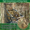 thumbnail image 3 of UQM Tree Stand Seat Replacement, Adjustable Treestand Seats for Hunting, Comfortable Hunting Tree Seat Fits Climber Deer Tree Stands, 3 of 7