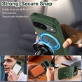 thumbnail image 4 of Casetego For Google Pixel 10/ Pixel 10 Pro Case 6.3" with Stand,Magnetic Slim Heavy Duty Shockproof Protective Phone Case for Google Pixel 10/ Pixel 10 Pro,Green, 4 of 8