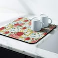 thumbnail image 2 of Washable Quick Dish Drying Mats Non-Slip Coffee Maker Mat for Kitchen Counter Home Coffee Bar Pad 16''''x18'''', Black, RYkytD-FT9YWED, 2 of 5
