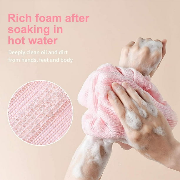 3 Piezas De Esponjas Exfoliantes Para La Espalda, Esponjas Exfoliantes Para La Espalda Esponjas Exfoliantes Profundas Para Ducha Cepillos Para La Espalda Que Eliminan Las Celulas Muertas De La Piel