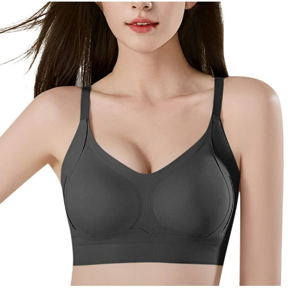 Generic Womens Wireless Push Up Bra Seamless Pullover Bra No Underwire Comfortable Support Everyday T Shirt Bra