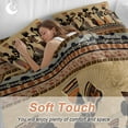 thumbnail image 4 of African Women Bedding Duvet Cover Set Twin Size 4 Pieces Ethnic Style Traditional Vintage Bedding Set with Zipper Closure, 1 Comforter Cover 68x86 Inches 1 Flat Sheet & 2 Pillow Cases, 4 of 7