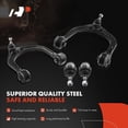 thumbnail image 4 of A-Premium 8Pcs Front Suspension Kit Upper Lower Control Arm Ball Joint Compatible with Dodge Charger 2006-2010 Challenger 2008-2010 Magnum 2005-2008 Chrysler 300 2005-2010 RWD, 4 of 9