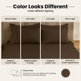 thumbnail image 5 of Lux Decor Queen Sheet Set 6 Piece - Deep Pocket Queen Sheets, Soft Microfiber Bed Sheets Queen, Brown, 5 of 10