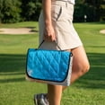 thumbnail image 4 of COEQINE Golf Cart Seat Covers/Seat Towel Fit for EZGO Yamaha Club Car, Lightweight Seat Cushions Accessories Compact Bag-Style Folding, 51.2x30.3 Inch, Blue Beach Starfish Seashell, 4 of 8