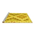 thumbnail image 2 of Ahgly Company Machine Washable Indoor Round Southwestern Yellow Country Area Rugs, 6' Round, 2 of 4