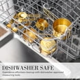 thumbnail image 2 of Styled Settings Gold Stainless Steel Measuring Cups and Spoons Set, 2 of 9