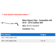 thumbnail image 2 of Water Bypass Line - Compatible with 2010 - 2016 Cadillac SRX 2011 2012 2013 2014 2015, 2 of 2