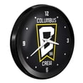 thumbnail image 2 of Columbus Crew 15" Ribbed Frame Wall Clock, 2 of 5